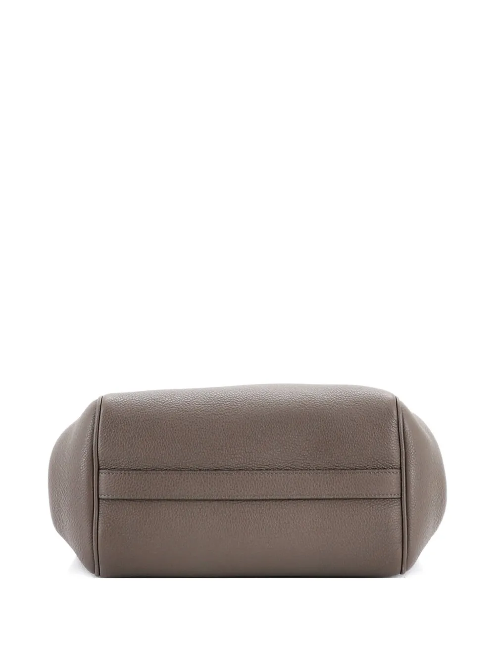 CELINE Pre-owned Folded Cabas Leather Small Tote Bag In Neutral