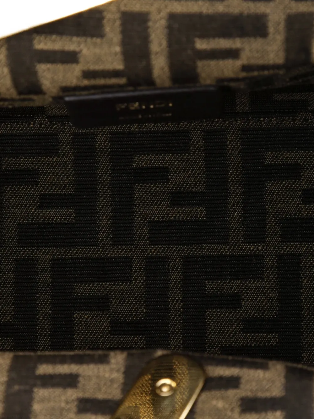 Pre-owned Fendi First Bag Leather Small Clutch Bag In Green