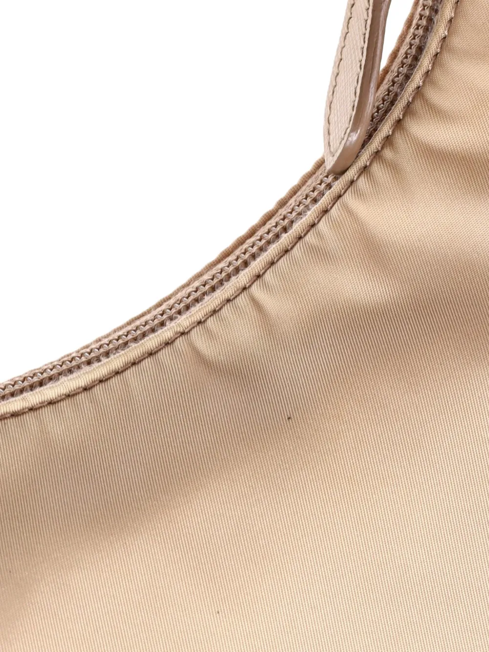 PRADA Pre-owned Re-edition 2000 Tessuto Mini Hobo Bag In Neutral