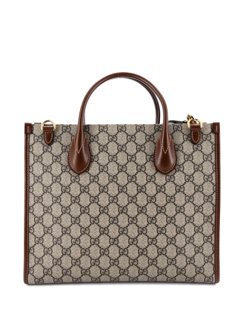 Gucci Pre-Owned Structured Top Handle Open Tote GG Coated Canvas Small shoulder bag | Pre-owned & Archive | Image 2