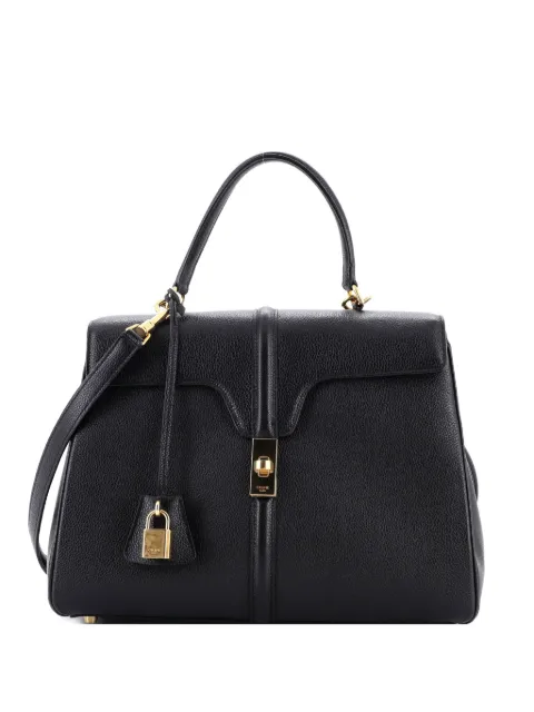 Celine Pre-Owned 16 Top Handle Bag Grained Calfskin Medium shoulder bag