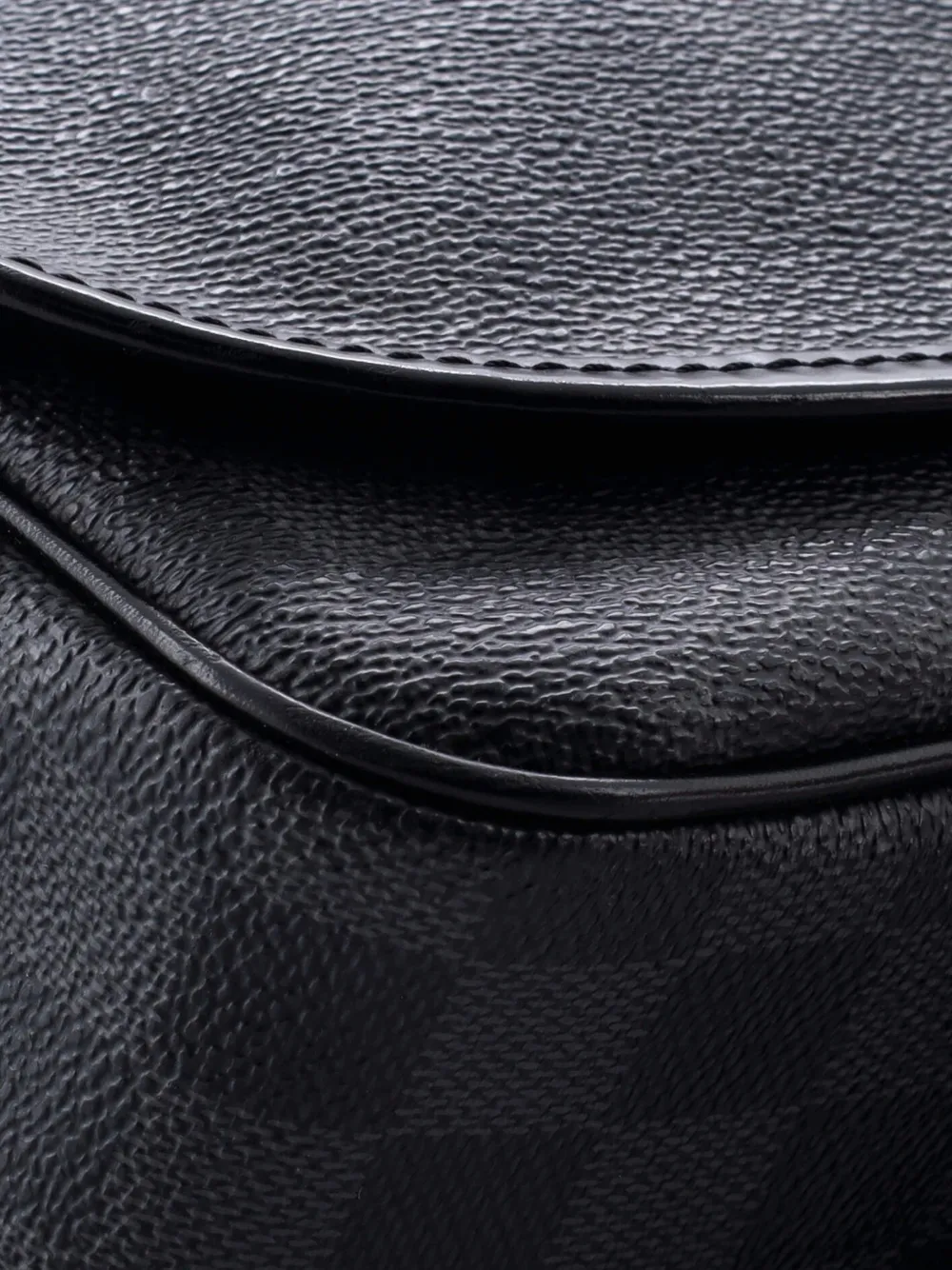 Pre-owned Louis Vuitton Daniel Messenger Bag Damier Graphite Mm Crossbody Bag In Black