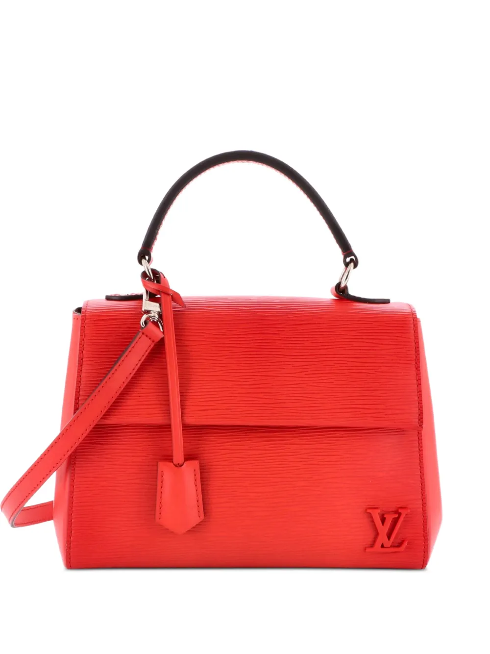 Louis Vuitton Pre-Owned Cluny Top Handle Bag Epi Leather BB satchel - Rosso
