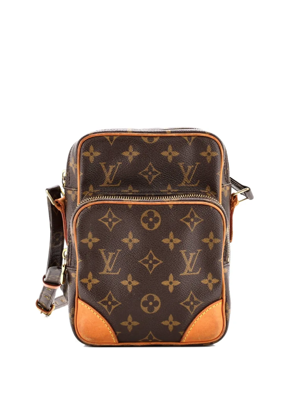 Pre-owned Louis Vuitton Amazone Bag Monogram Canvas Crossbody Bag In Brown