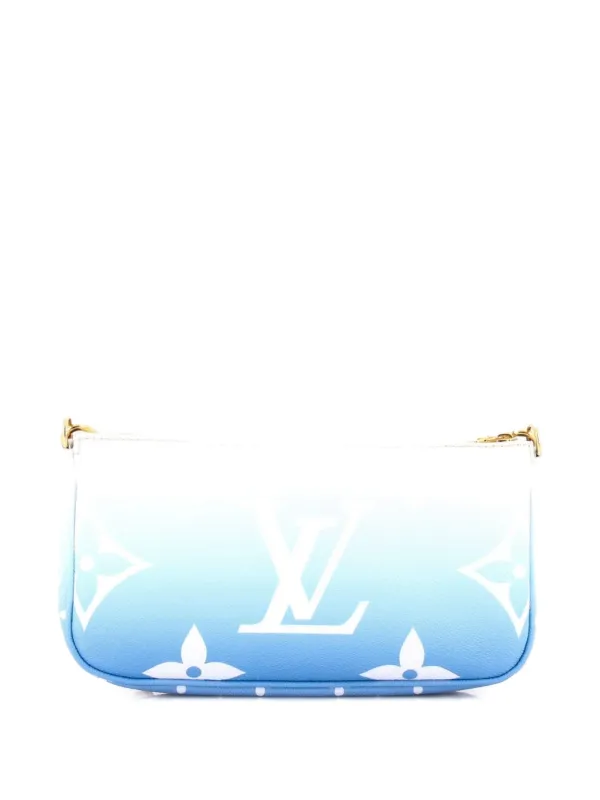LOUIS △VUI△TTON ミニショルダーバッグ ホワイト/ブルー** Louis Vuitton Pre-Owned Multi Pochette Accessoires By The Pool