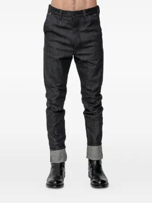 Boris Bidjan Saberi Cotton loose-fit Trousers | ブラック | FARFETCH JP