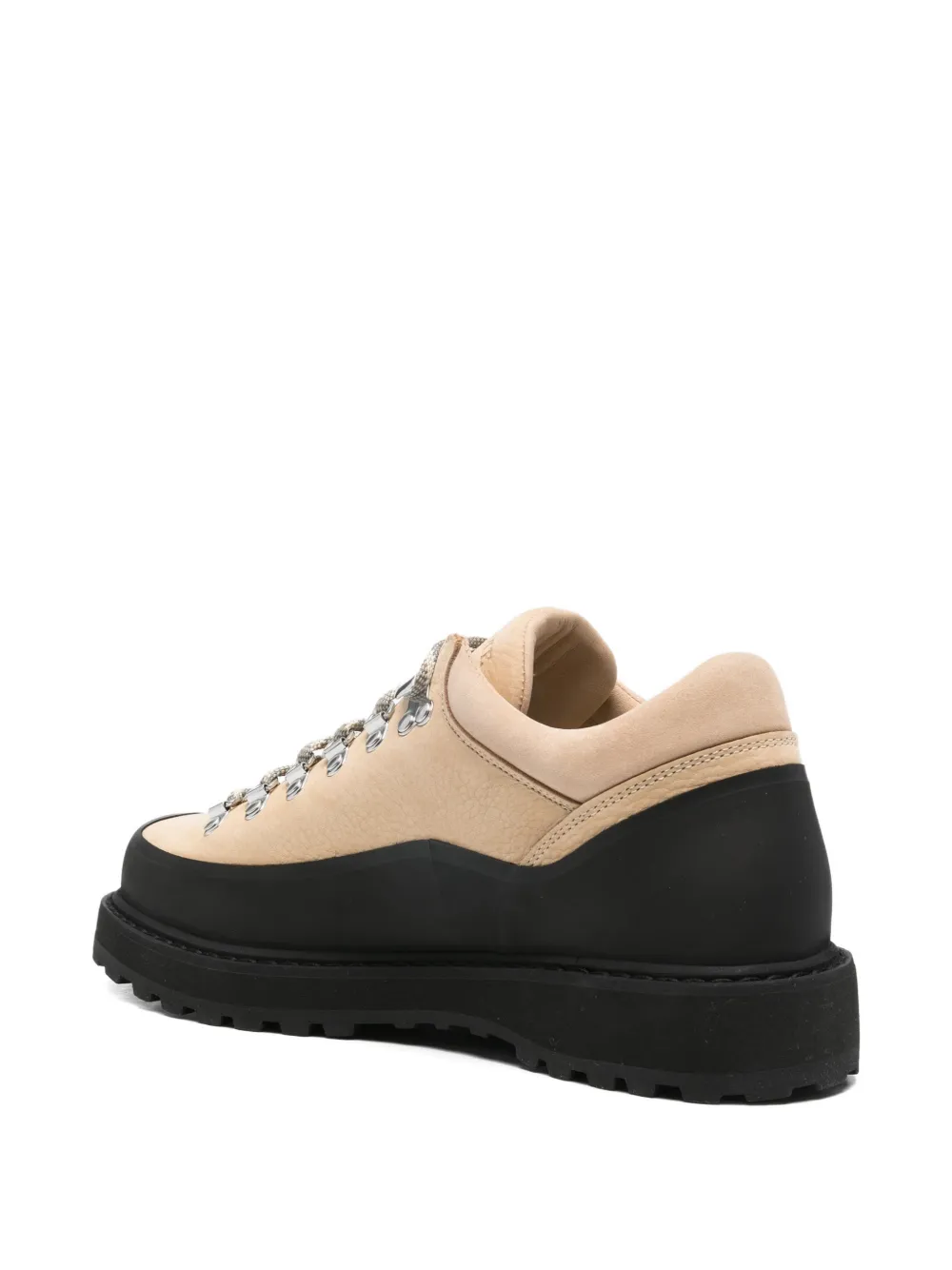 Diemme Cornaro wandellaarzen met logo-reliëf Beige