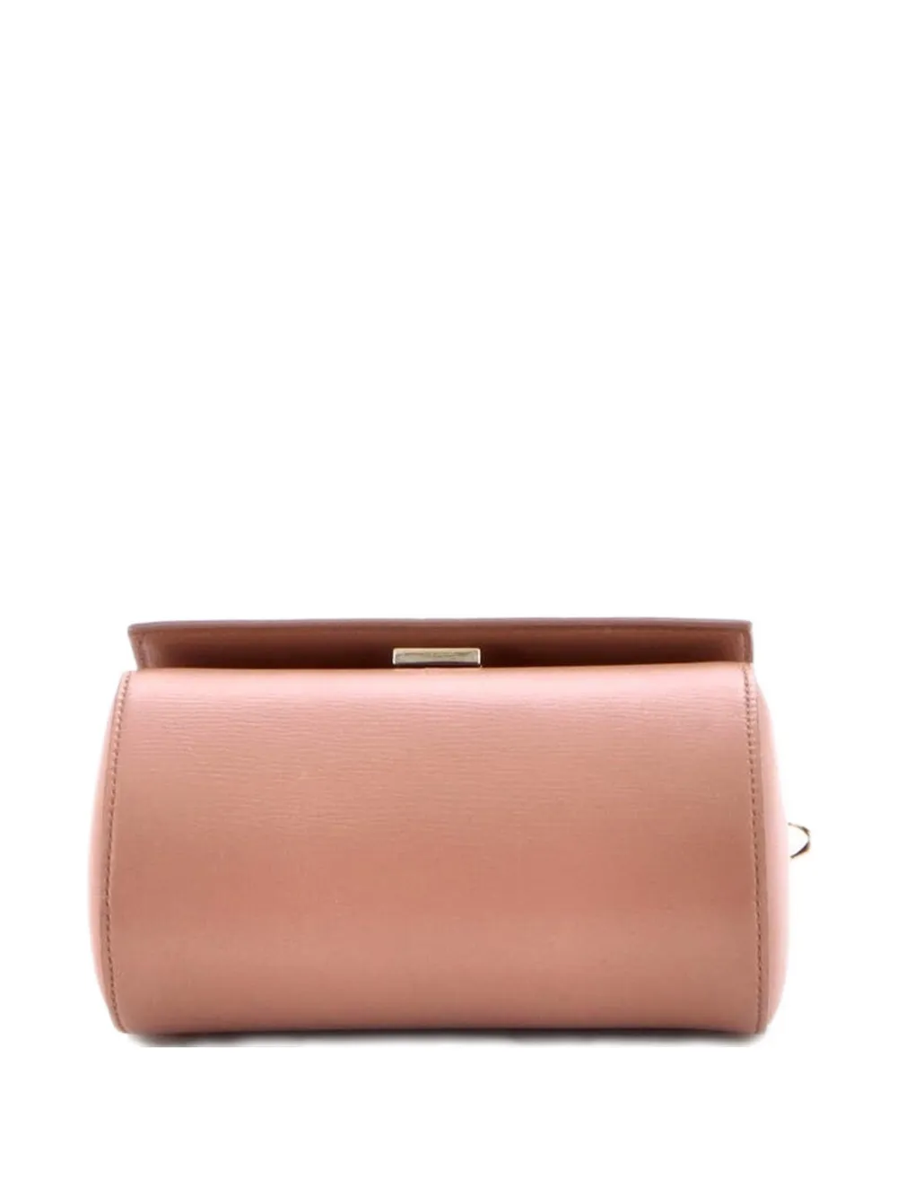 Pre-owned Givenchy Chain Pandora Box Bag Leather Mini Crossbody Bag In Neutral