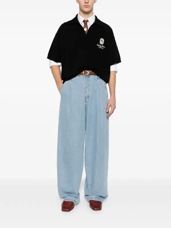 AMIRI ロゴ ポロシャツ | ブラック | FARFETCH JP