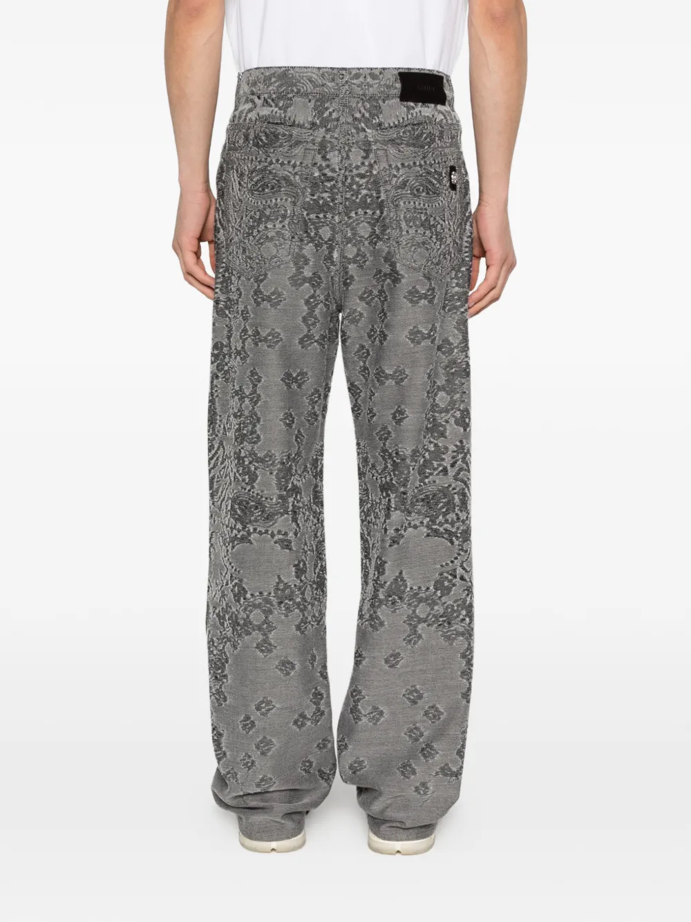 AMIRI Bandana baggy jeans Grijs