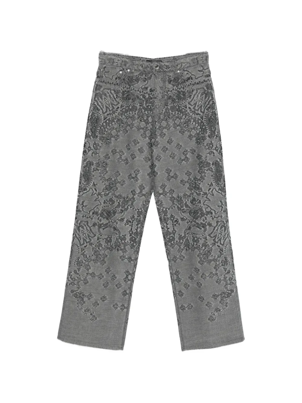 AMIRI bandana baggy jeans - Grau
