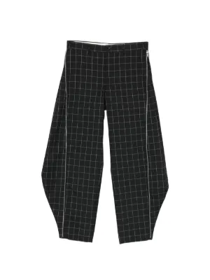 COMME des GARCONS HOMME PLUS 　チェックパンツ Comme Des Garçons Homme Plus チェック パンツ | ブラック | FARFETCH JP
