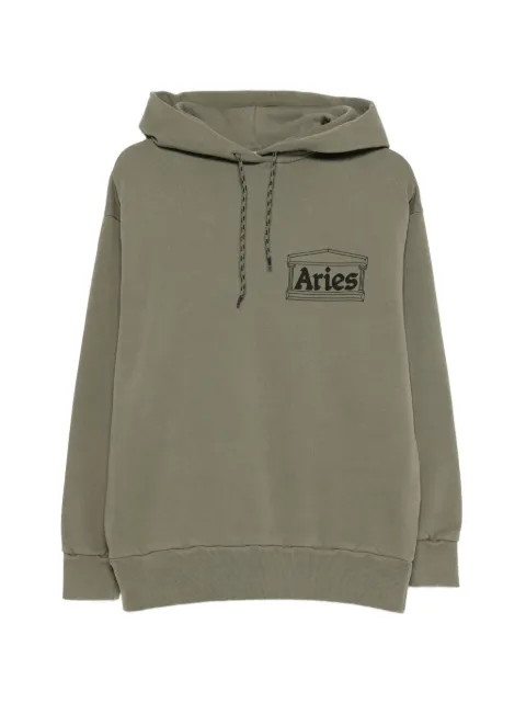 Aries hoodie con templo estampado