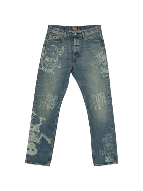 Aries Metal 00`s Lilly straight-leg jeans