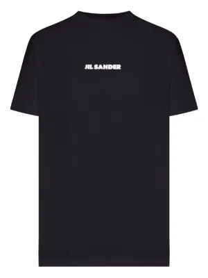 Jil Sander logo-print short-sleeve T-shirt | Black | FARFETCH ZA