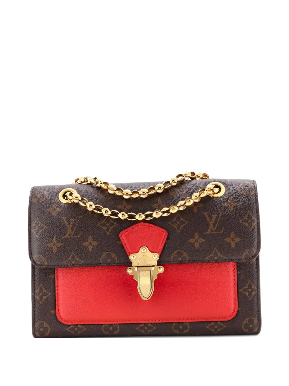Louis Vuitton Pre-Owned Victoire Handbag Monogram Canvas and Leather shoulder bag - Marrone
