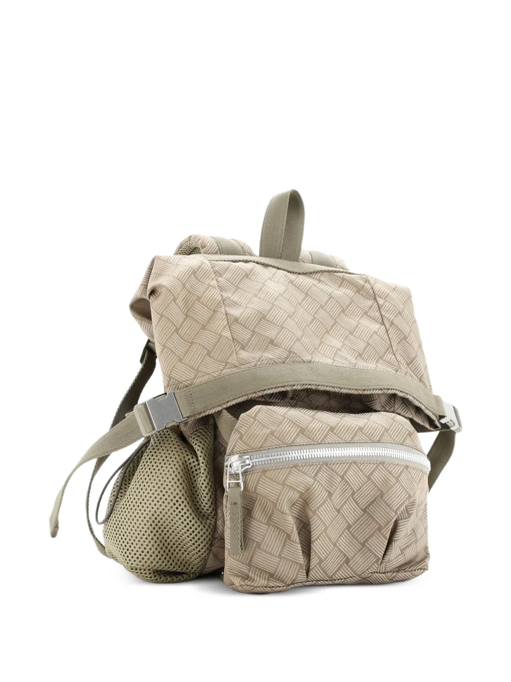 Bottega Veneta Pre-Owned Paper Touch Printed Nylon backpack | Brown | Image 1