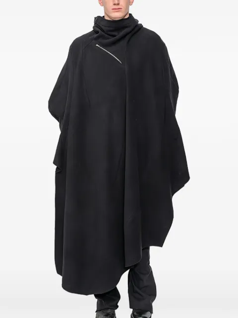 Leon Emanuel Blanck Distortion hooded poncho