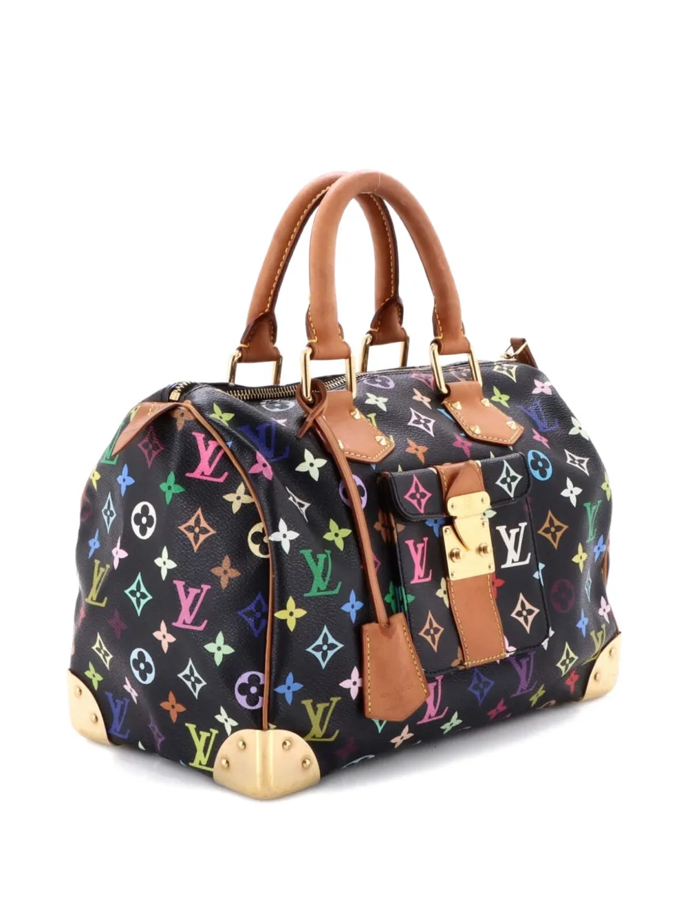 Speedy Handbag Monogram Multicolor 30 Satchel