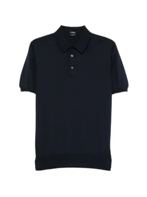 Corneliani ジップ ポロシャツ | ブルー | FARFETCH JP