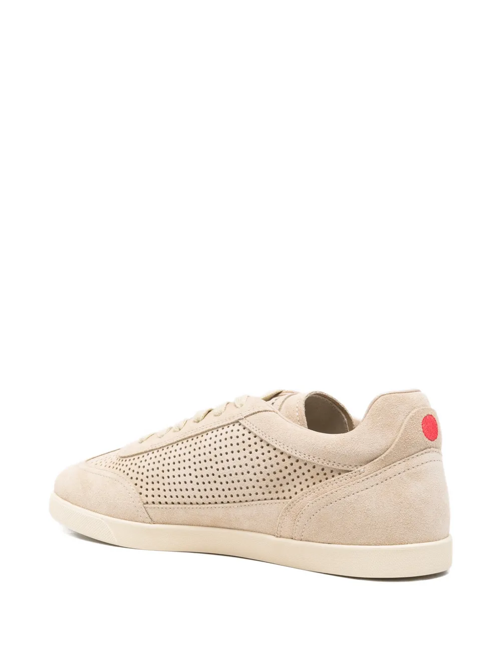 Kiton Geperforeerde sneakers Beige