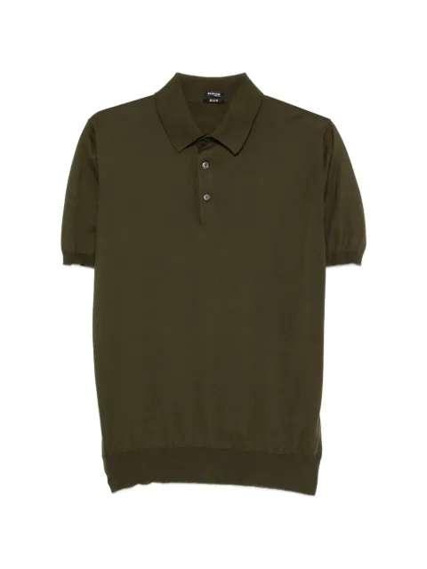 Kiton button short-sleeve polo shirt
