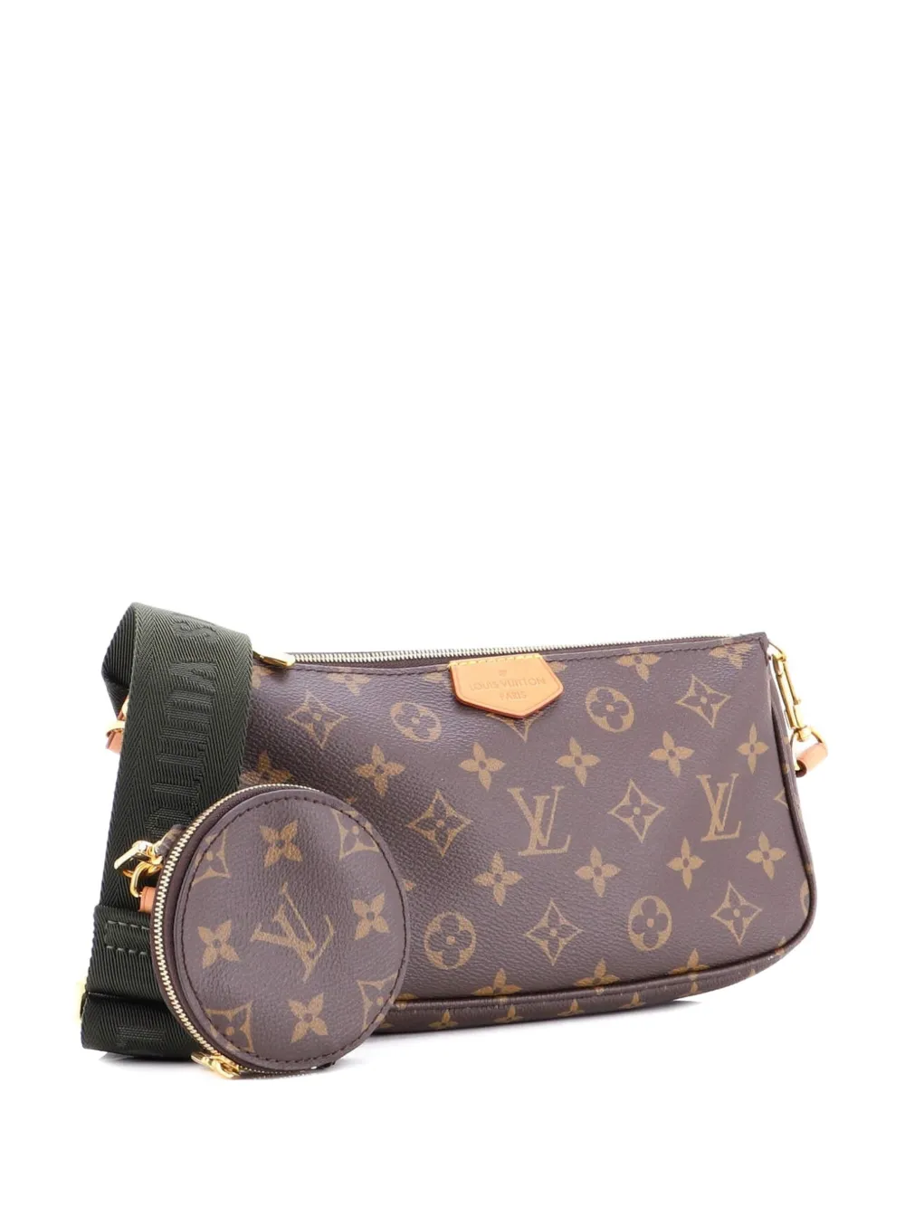 Pre-owned Louis Vuitton Multi Pochette Accessoires Monogram Canvas Crossbody Bag In Brown
