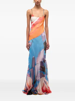 white christmas dresses Strapless Sequin Mermaid Dress With Colorful Floral Design