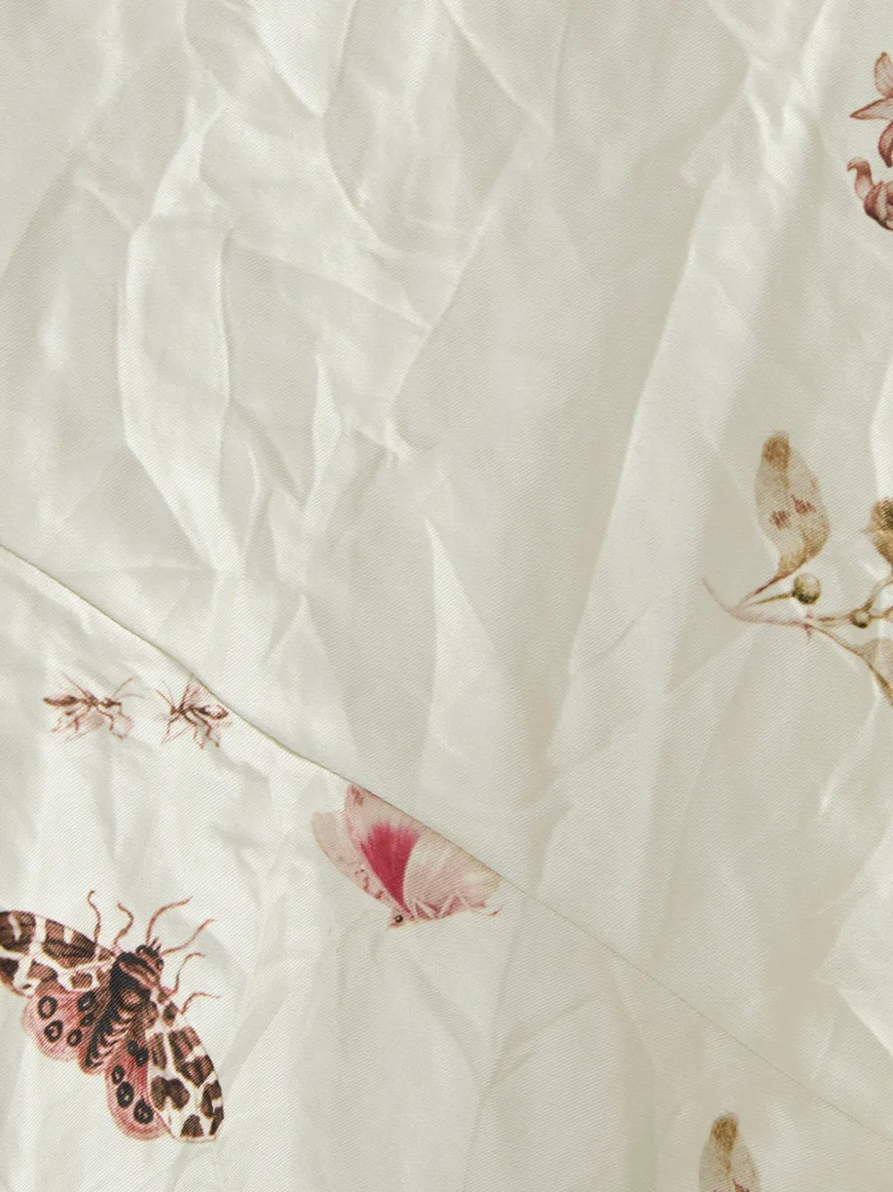 ERDEM A-lijn midi-rok met print Beige
