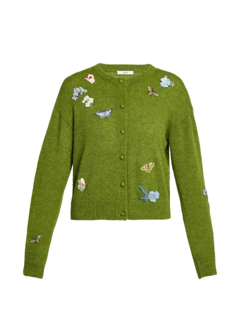 ERDEM long-sleeve crew-neck cardigan