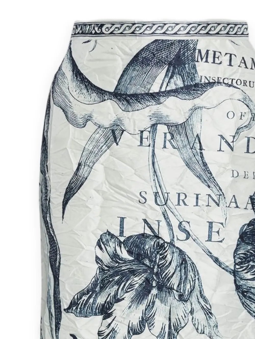 ERDEM Midi-jurk met bloemenprint - Wit