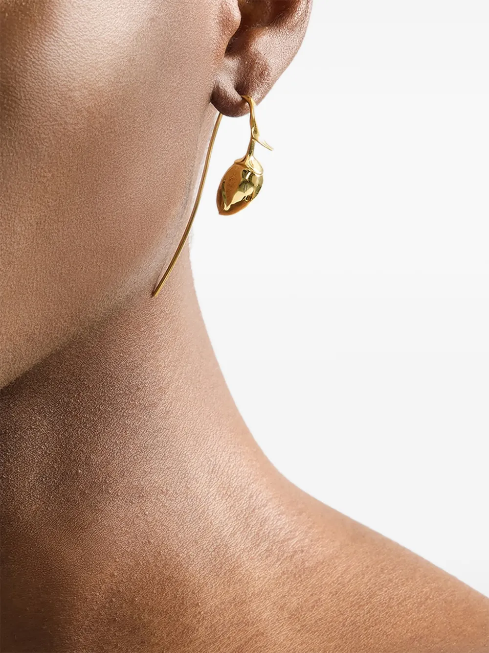  Erdem Bloom Loop Earrings - Gold 