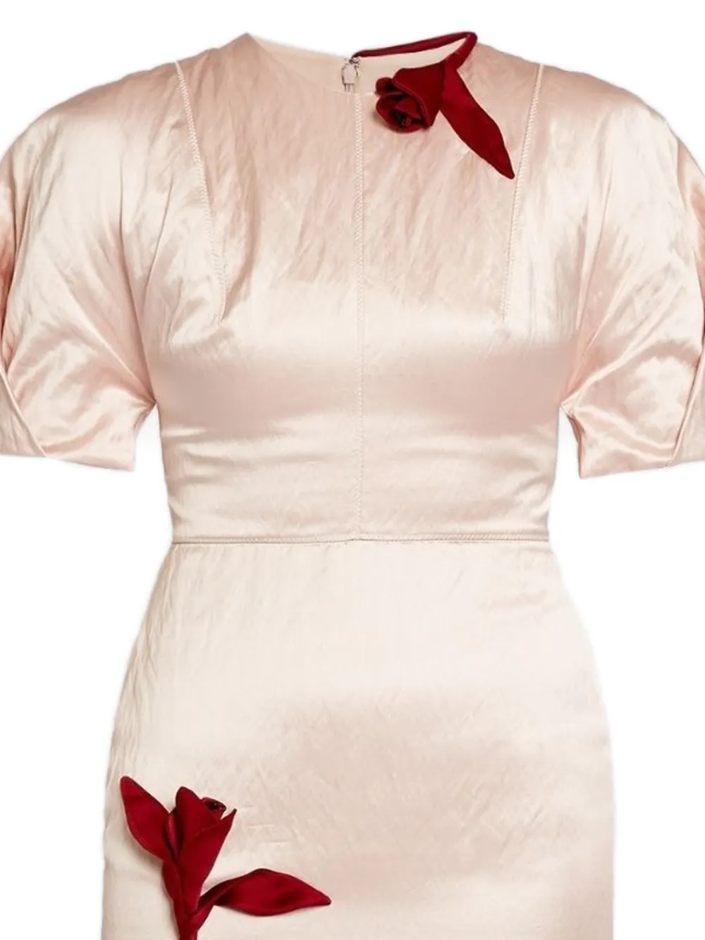 ERDEM Jurk met borduurwerk - Roze