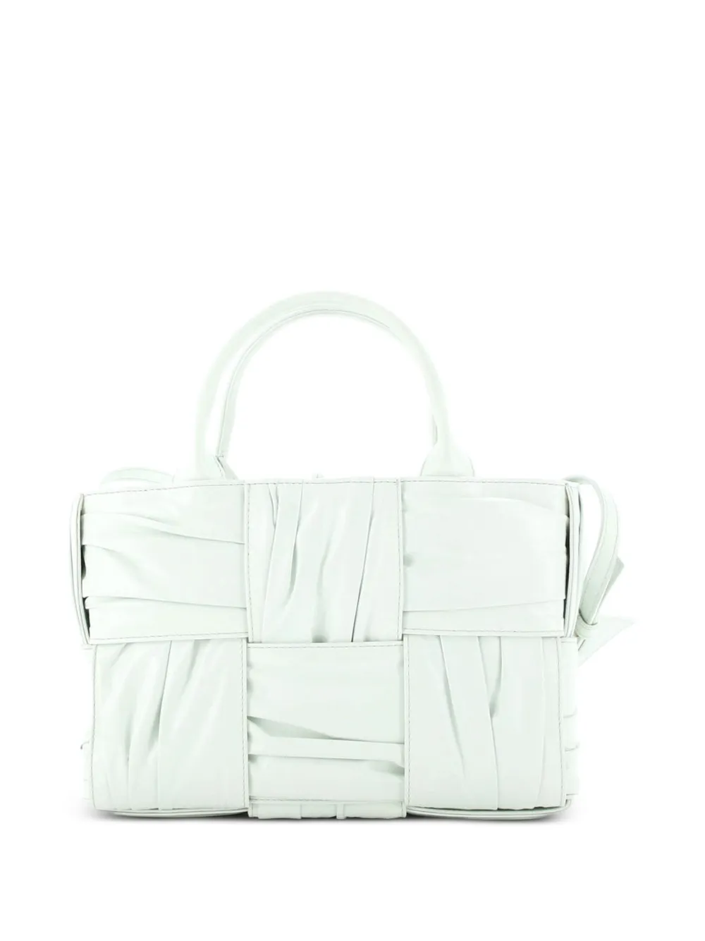 Arco Maxi Intrecciato Plisse Leather Mini Tote Bag