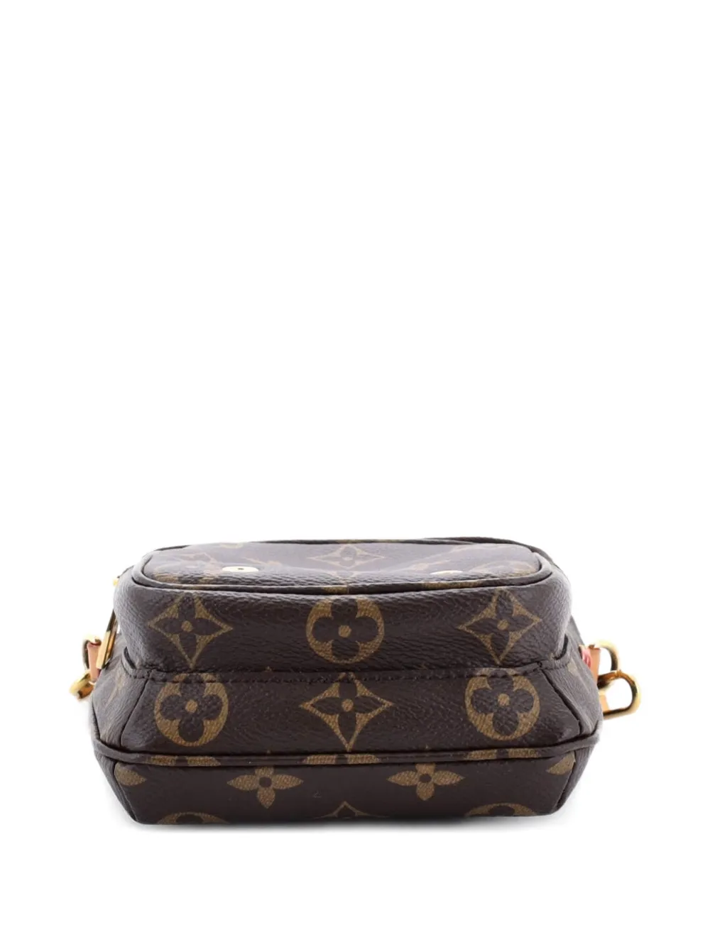 Pre-owned Louis Vuitton Utility Phone Sleeve Bag Monogram Canvas Crossbody Bag In Brown