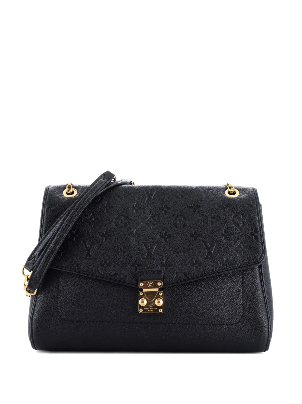 Louis Vuitton Pre-Owned Saint Germain Handbag Monogram Empreinte Leather MM shoulder bag - Nero