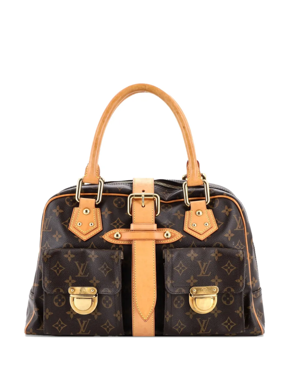 Louis Vuitton Pre-Owned Manhattan Handbag Monogram Canvas GM satchel - Marrone