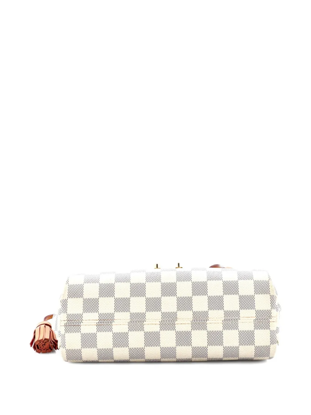 Pre-owned Louis Vuitton Croisette Handbag Damier Crossbody Bag In White