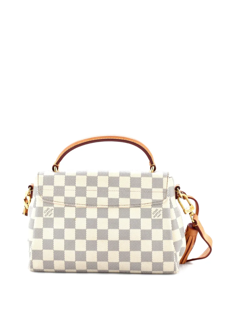 Pre-owned Louis Vuitton Croisette Handbag Damier Crossbody Bag In White