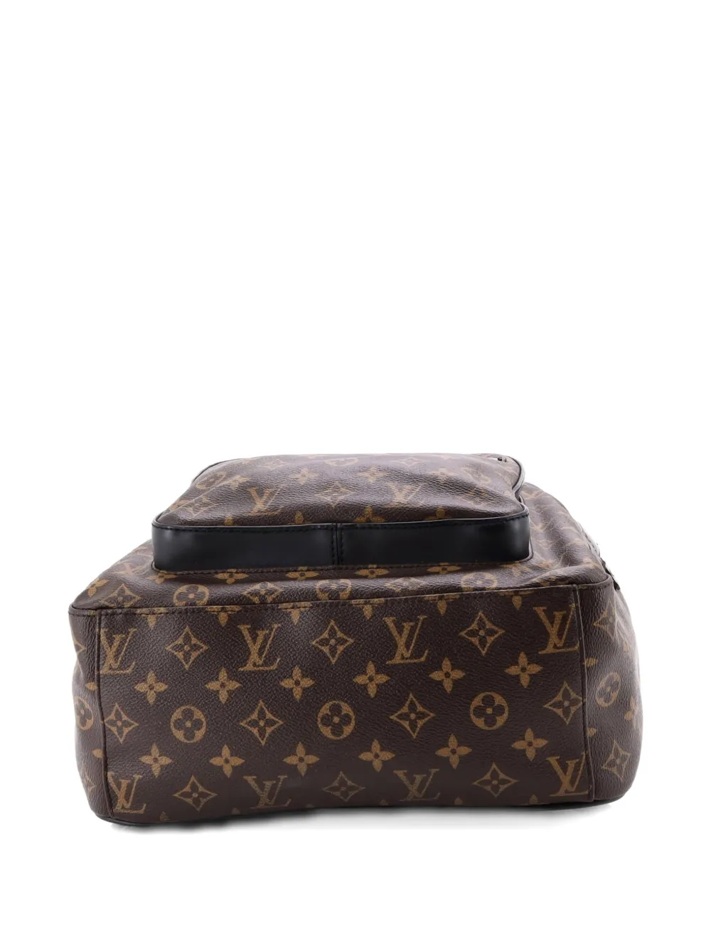 LOUIS VUITTON Pre-owned Josh Macassar Monogram Canvas Backpack In Black