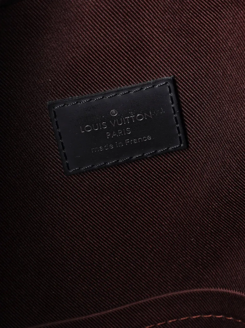 LOUIS VUITTON Pre-owned Josh Macassar Monogram Canvas Backpack In Black