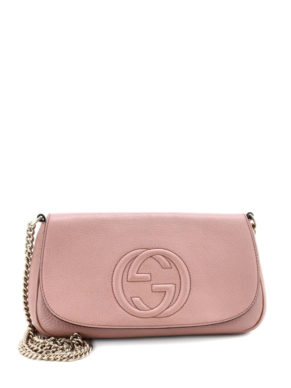 Gucci Pre-Owned Soho Chain Leather Medium crossbody bag - Toni neutri