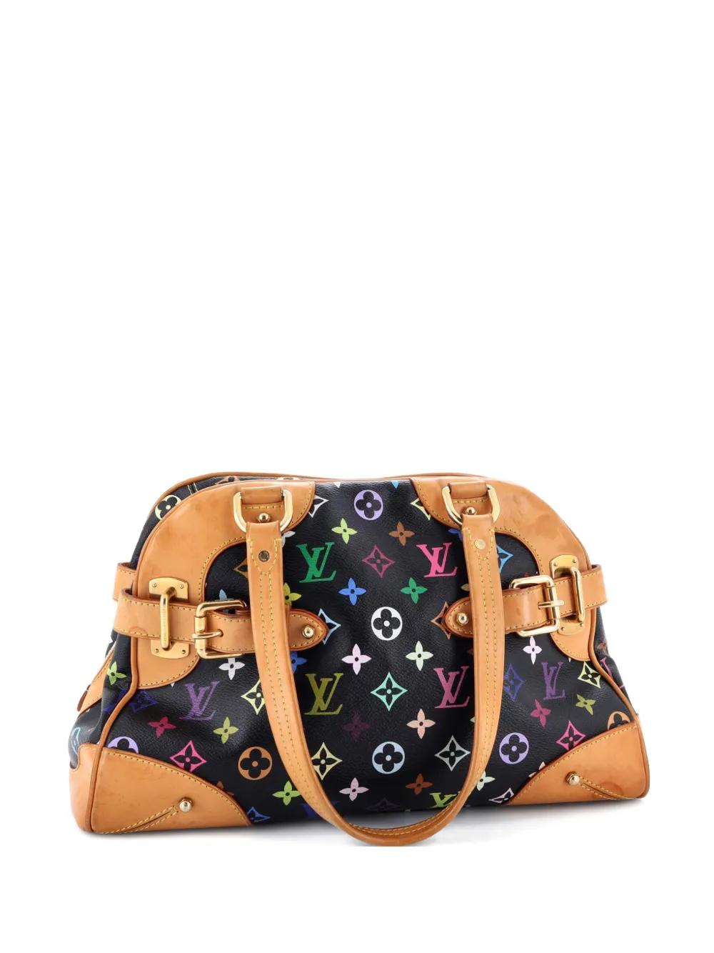 Louis Vuitton Pre-Owned Claudia Handbag Monogram Multicolor satchel - Black