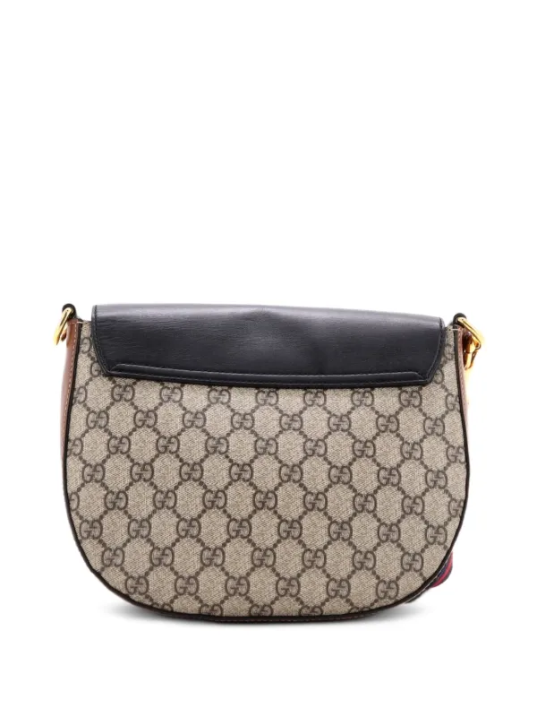 Gucci Pre-Owned パドロック サドル ショルダーバッグ M | ブラック