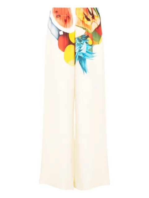 Donde Esteban Salpicon fruit-print trousers