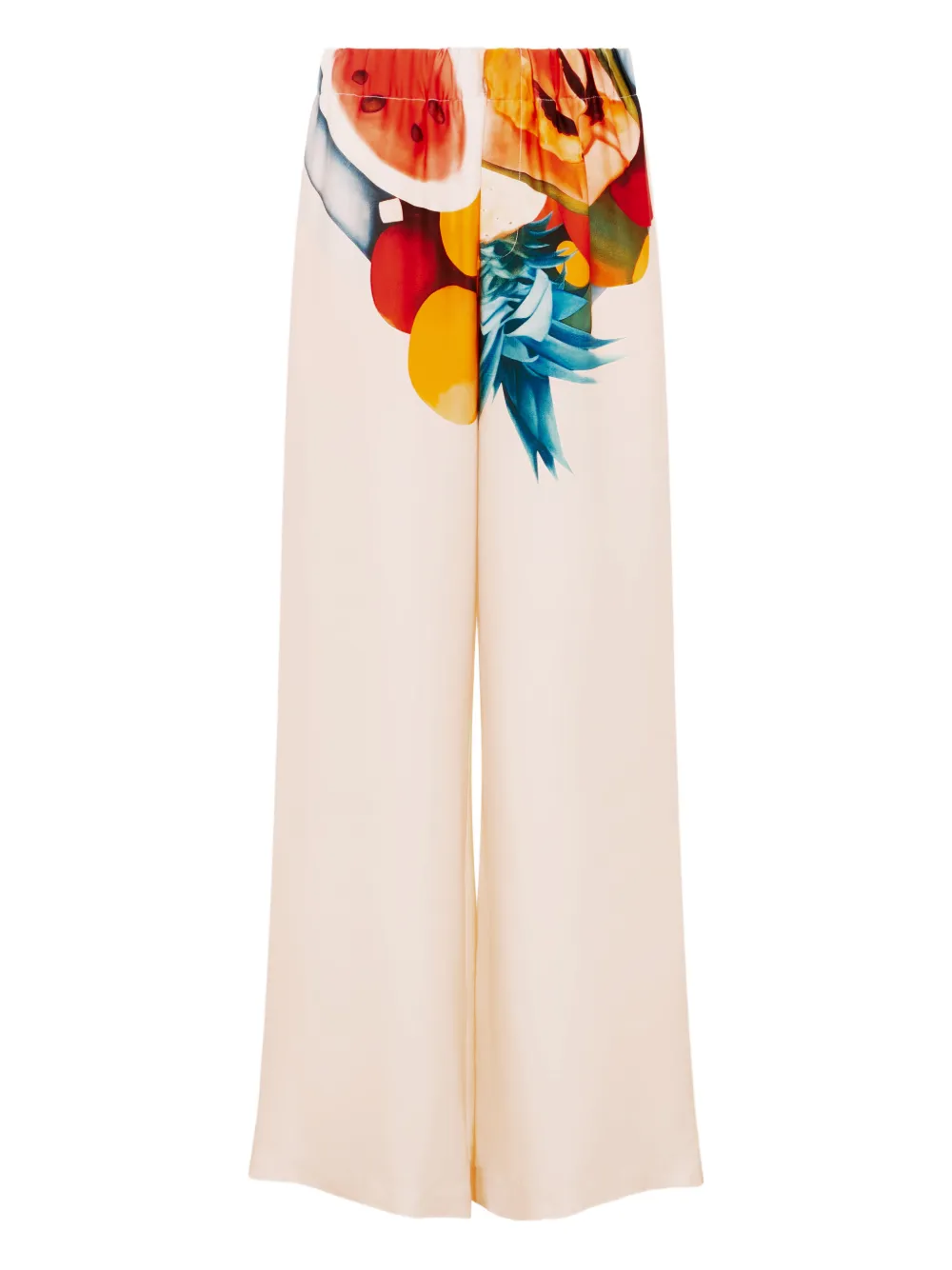 Donde Esteban Salpicon fruit-print trousers - Toni neutri