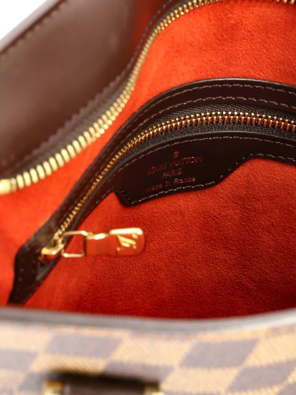 Pre-owned Louis Vuitton Venice Sac Plat Bag Damier Pm Tote Bag In Brown