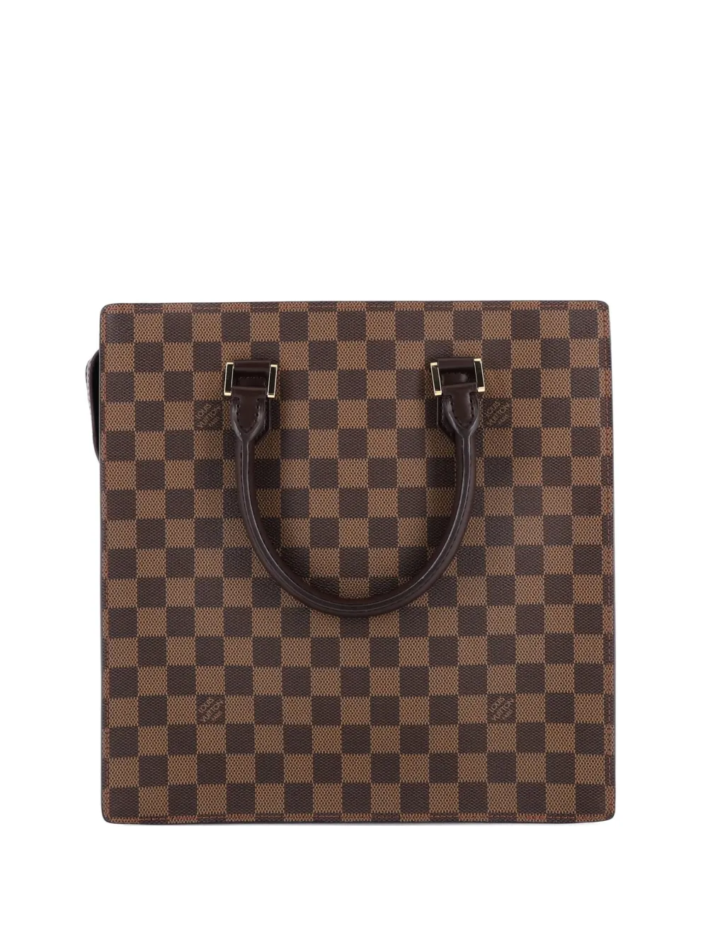 Pre-owned Louis Vuitton Venice Sac Plat Bag Damier Pm Tote Bag In Brown