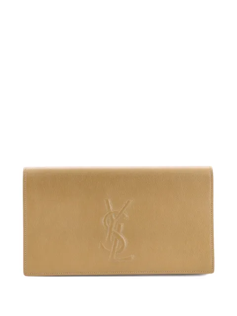 Saint Laurent Pre-Owned Belle de Jour Leather Large clutch bag