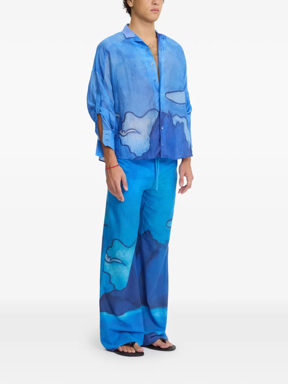 Donde Esteban Es Vedra broek Blauw